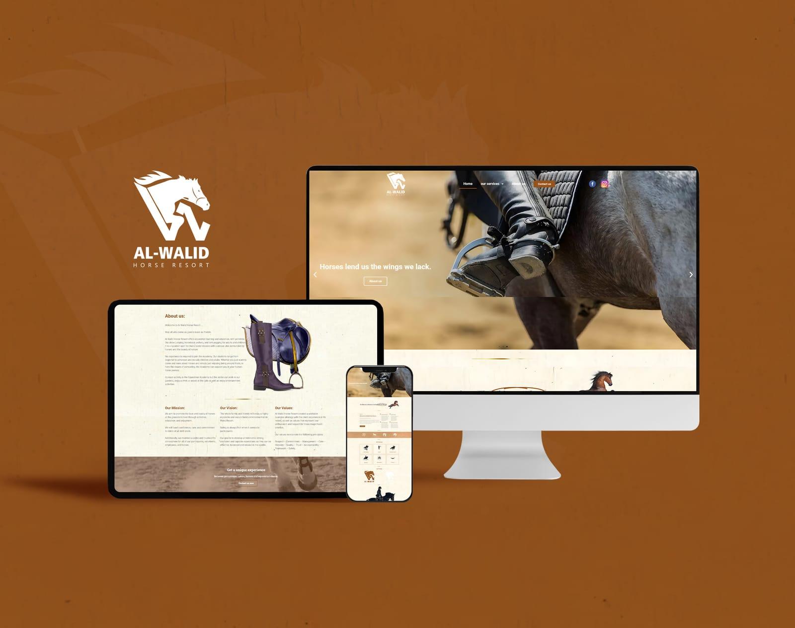 al walid horse resort — web app development — 06